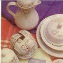 A general view of a table setting