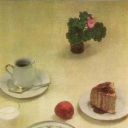 Table for hot sweet dishes