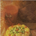 Loaf stuffed with vegetables