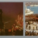 Vladivostok. 9  of May. Eternai fire at the monument to the