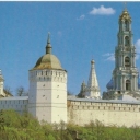 Zagorsk. Trinity-Sergius Lavra. View of the monastery from t
