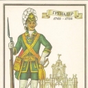 Grenadier. An officer of the Life Guards Izmailovo Regiment.