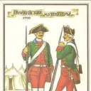 Guard musketeers of the Life Guards Semenov regiment. 1762