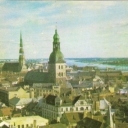 Panorama of Old Riga.