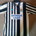 Tricou Newcastle United - 1991 - 1993