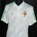 Tricou Northern Ireland - 1986 - 1987