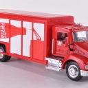 Kenworth T300 beverage cart, Coca-Cola, red