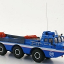 ZIL 4906 Blue Bird Off Road vehicle with crane