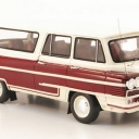 Start LASZ Minibus, dark red/creme 1966