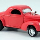 Willys Coupe Hot Rod, red 1941