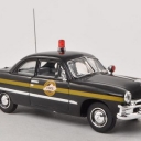 Ford customs 2-door, Kentucky State Police, police (US) 1950