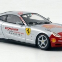 Ferrari 612 Scaglietti, silver/red, 15000 Red Miles tour