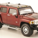 Hummer H3, met. dark red 2006