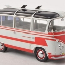 VW Auwärter T1 Carlux, light grey/red