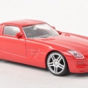 Mercedes SLS AMG, red