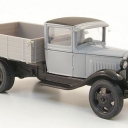 GAZ AA flatbed platform trailer, light grey