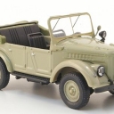 GAZ 69A, beige, open