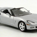 Chevrolet Corvette Convertible (C 6), silver 2004