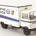 Mercedes LP608, Martini-Porsche, box-wagon-truck