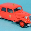 Citroen 15CV traction, Pompiers (Fire fighter), fire brigade (F) 1952