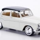 Simca P60, light beige/dark-blue 1960