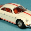 Alpine Renault A110 1600 S, white with stripes