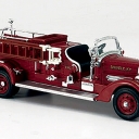Ahrens Fox VC, red, fire brigade shively 1938
