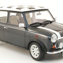 Mini Cooper, met.-dark-grey with Schachbrett roof