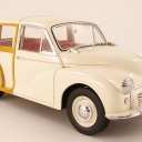 Morris Minor 1000 Traveller, creme-white 1960