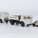 Set Im Auftrag the Bundespost: German Fernkabel - VW beetle and Büssing LS 11 with Busanhänger