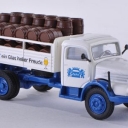 Steyr 480 flatbed platform trailer, Zipfer beer