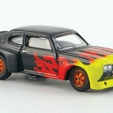 Bubmobil Capri RS 3100, black, with flamepatterned