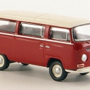 VW T2 bus L, dark red/white