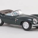 Jaguar XKSS, dark-green, open