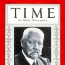 Time - Paul von Hindenburg, July 16, 1934, World War I, Germany