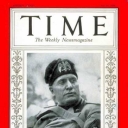 Time - Benito Mussolini, July 20, 1936, Facism, Italy, World War II, Military