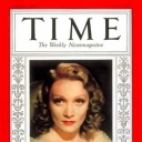 Time - Marlene Dietrich, Nov. 30, 1936, Actresses, Most Popular, Movies