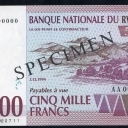 5.000 Francs