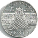 100 Francs - Bicentennial of Louvre - Liberty