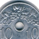 10 Lepta  Grape vain